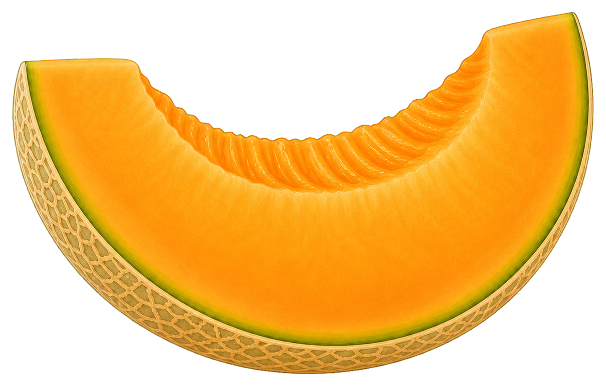 Preview for Cantaloupe Slice Sticker