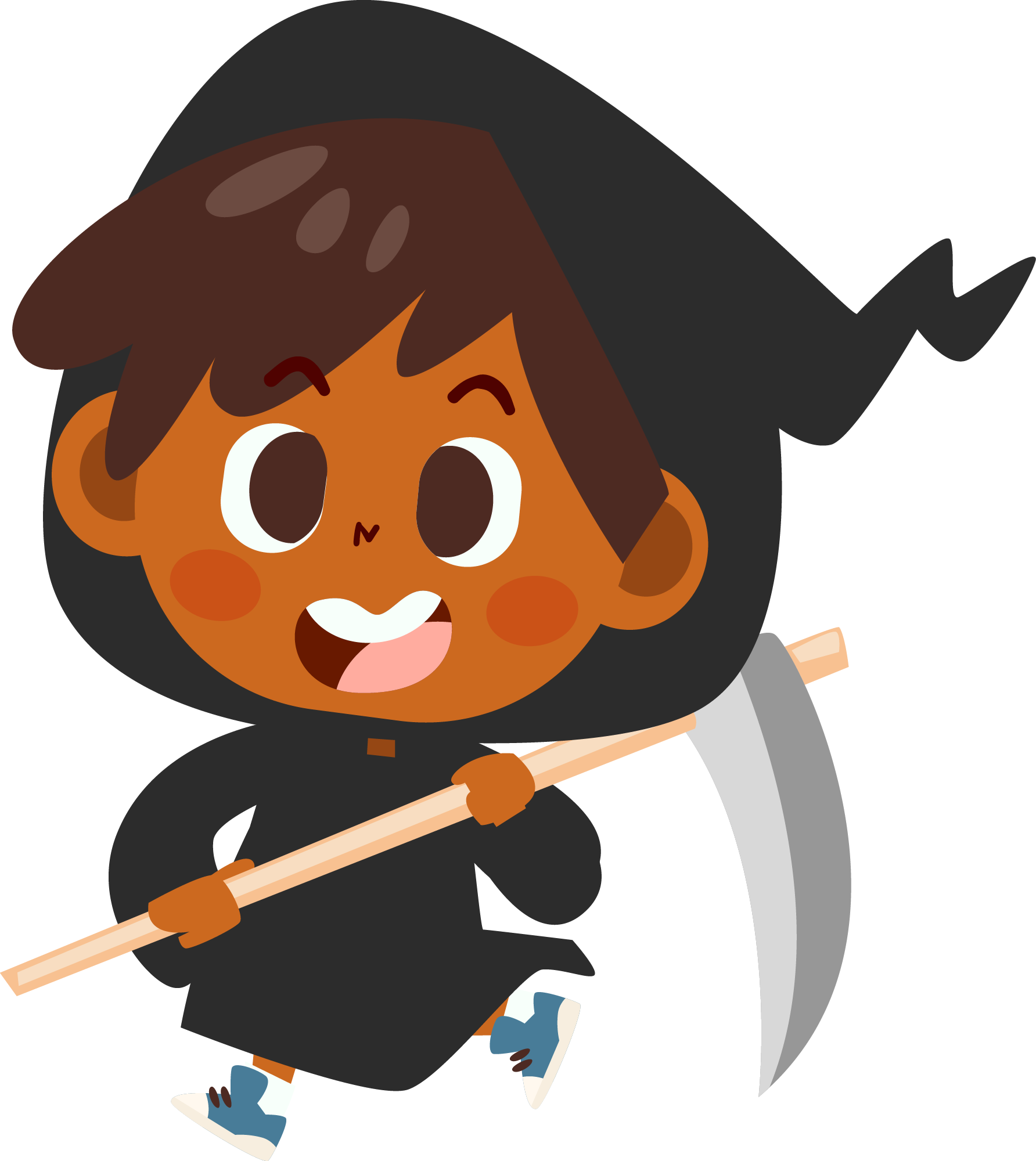 Preview for Cartoon-grim-reaper-illustration-halloween-costume-sticker-ebdbe