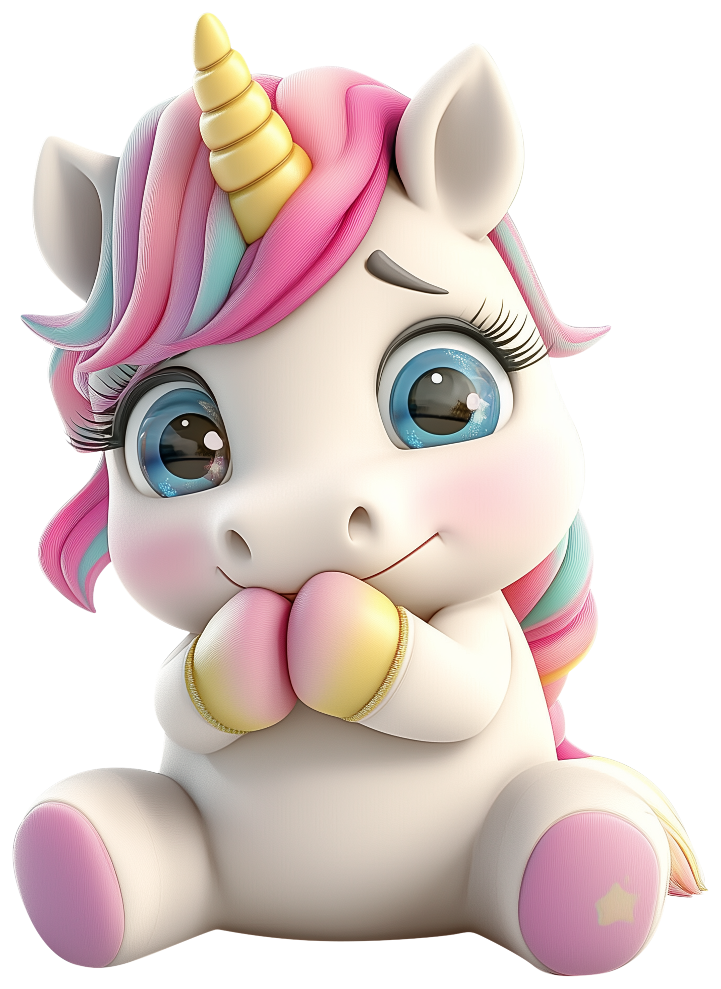 Preview for Cute Unicorn Emoji Sticker
