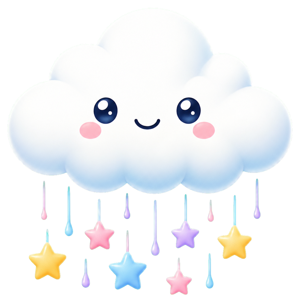 Preview for Cloud Star Rain Sticker