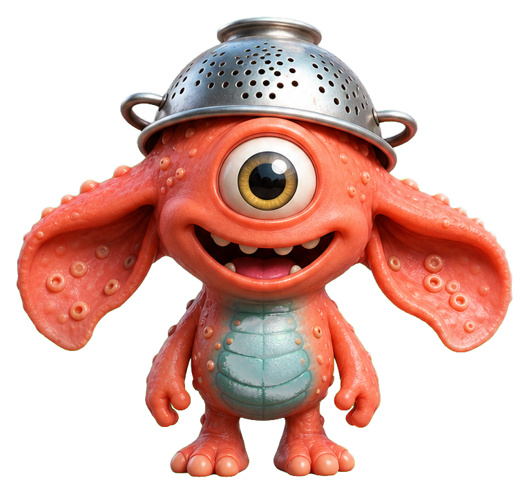 Preview for Colander Helmet Alien Sticker