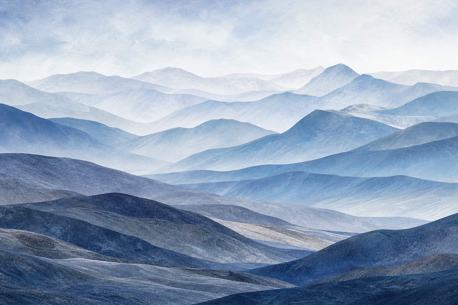 Preview for Alpine Blue Mountain Layers Background
