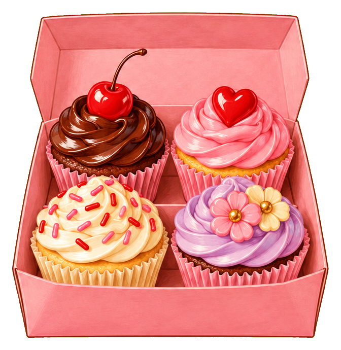 Preview for Cupcake Bakery Box