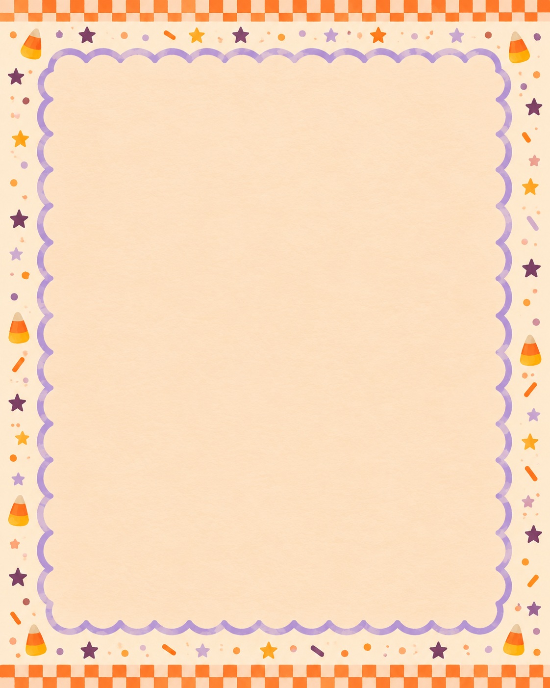 Preview for Boo Crew Peach Halloween Portrait Feed Border