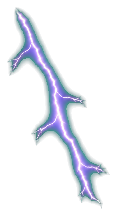 Preview for Realistic Cloud To Ground Fork Sticker