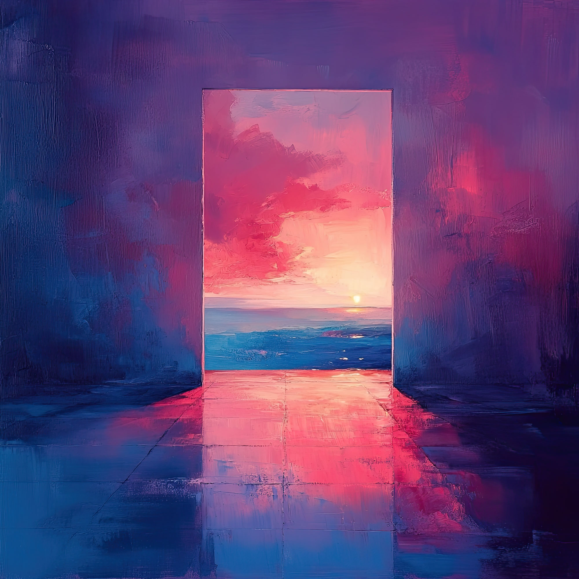 Preview for Vibrant-doorway-to-serenity-simple-backdrop-background-48c7a