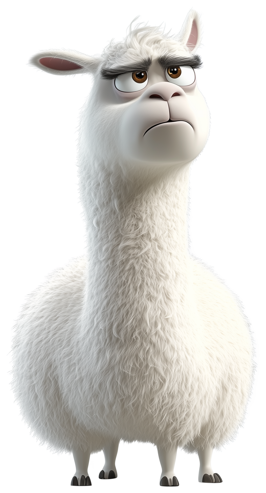 Preview for Llama Emoji Sticker For Pizap Designs