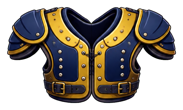 Preview for Football Shoulder Pads Sticker