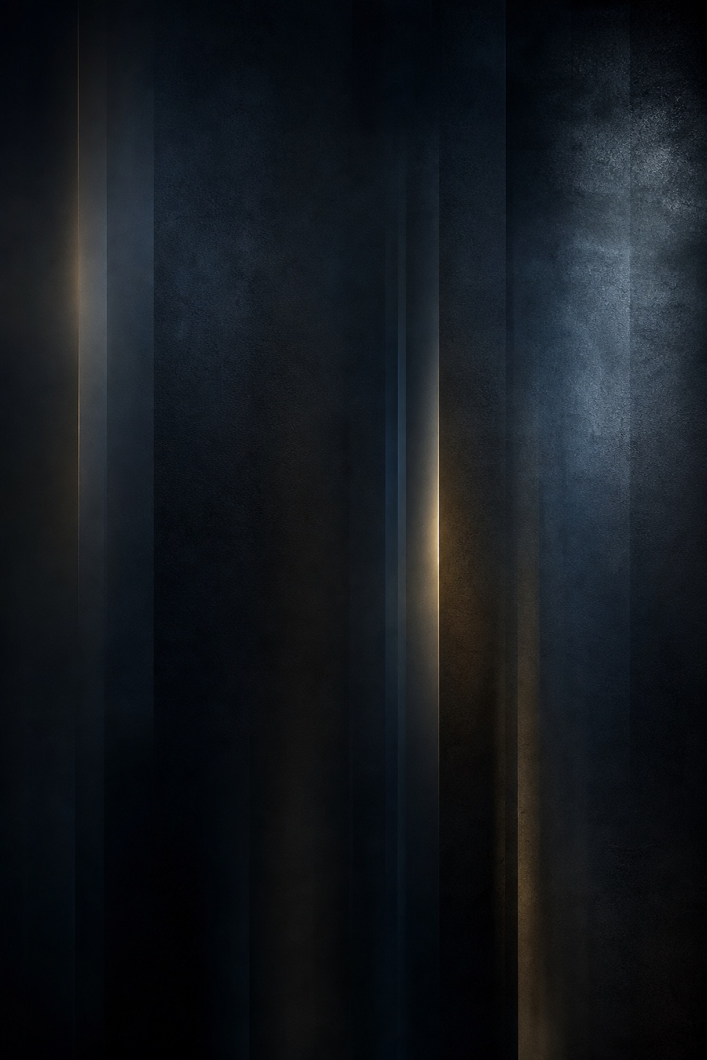 Dark abstract background with vertical shadows, subtle glow, and smoky texture
