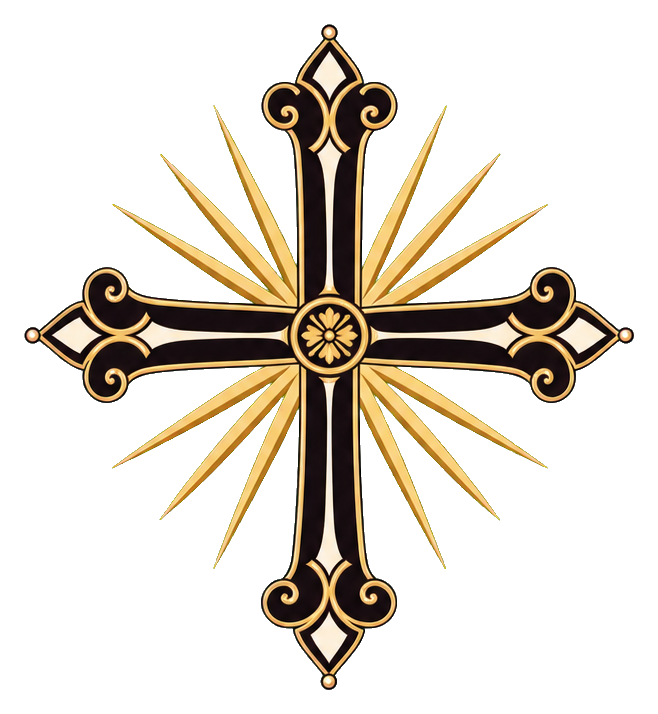Preview for Sunburst Cross Sticker Graphic
