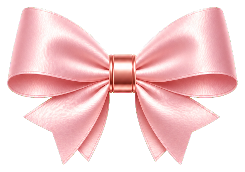Preview for Pink Satin Ribbon Bow Sticker