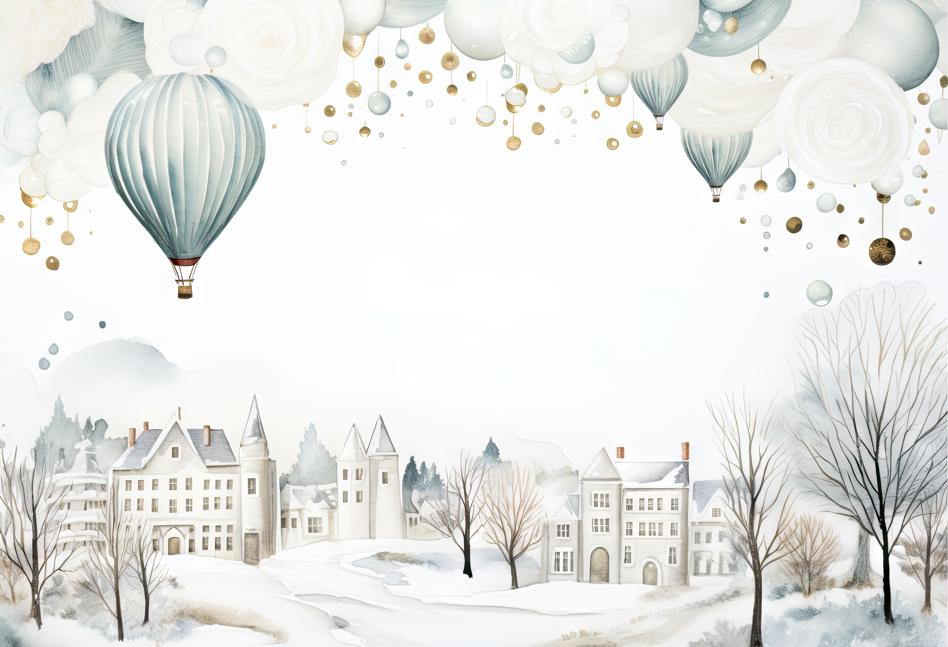 Preview for Winter-estate-hot-air-balloons-new-year-background-9b09c