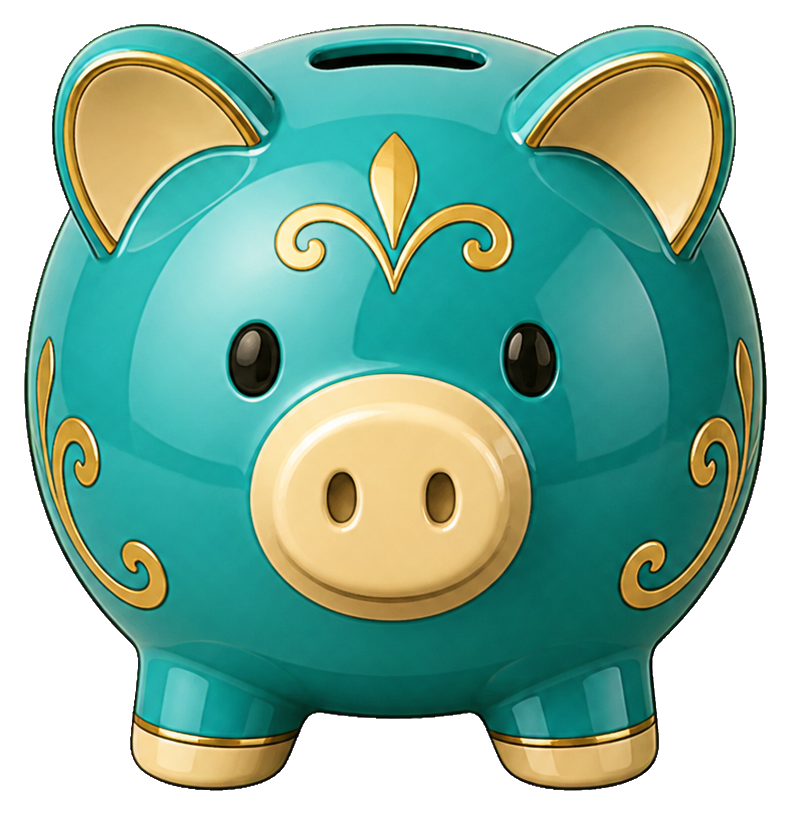 Preview for Ceramic Piggy Bank Sticker