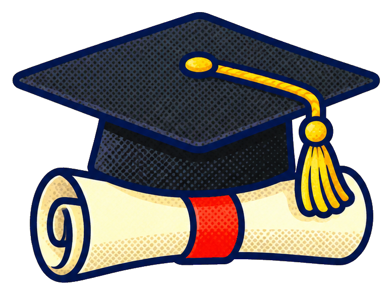 Preview for Teacher Life Graduation Cap And Diploma