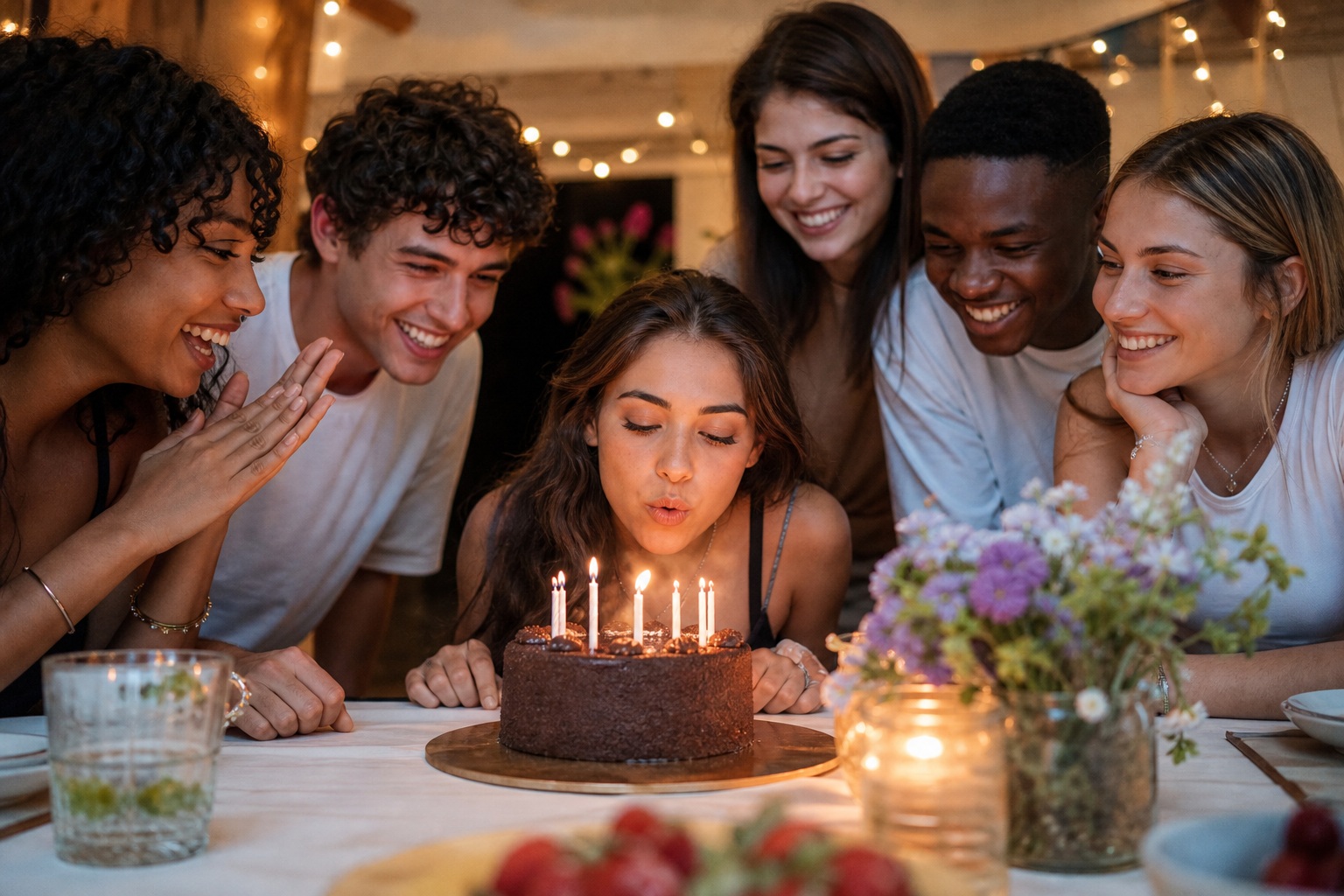 Preview for Birthday Friends Celebration Background