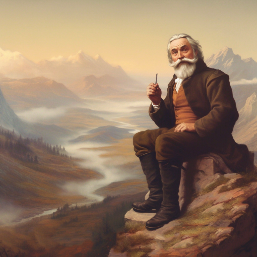 Preview for Contemplative-man-on-cliff-vintage-meme-background-06ff0