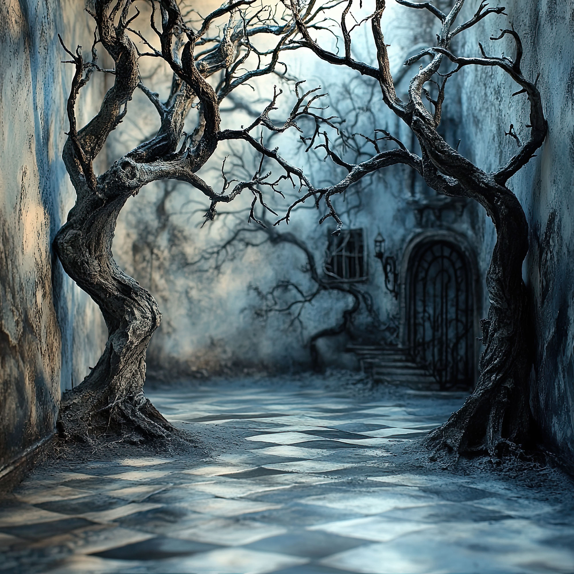 Preview for Mysterious-dark-forest-pathway-art-spooky-backdrop-background-1d79b