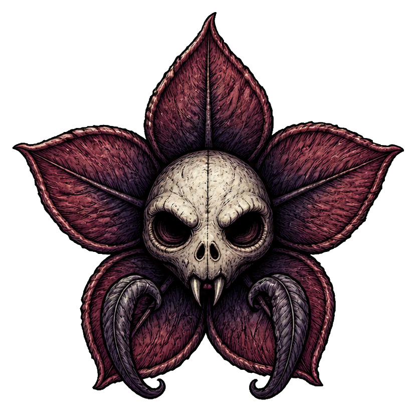 Preview for Shroudskull Orchid Scary Monster Sticker