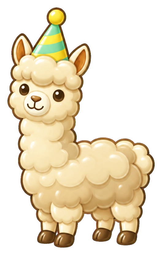 Preview for Party Hat Alpaca