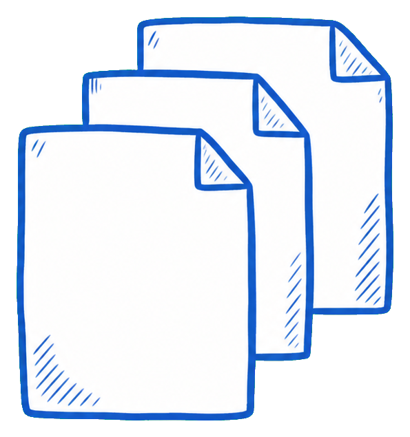 Preview for Stacked Documents Sticker
