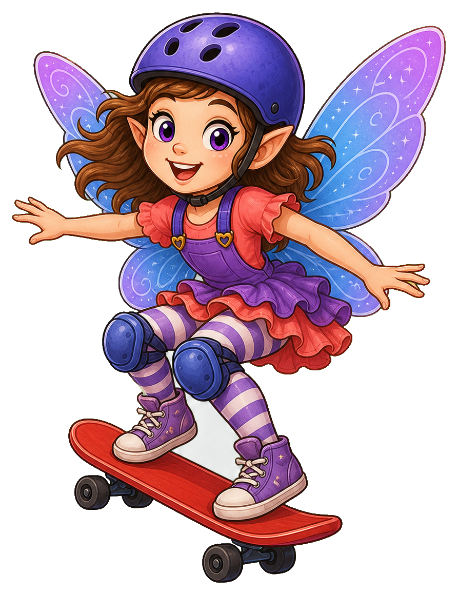 Preview for Skateboard Fairy Sticker