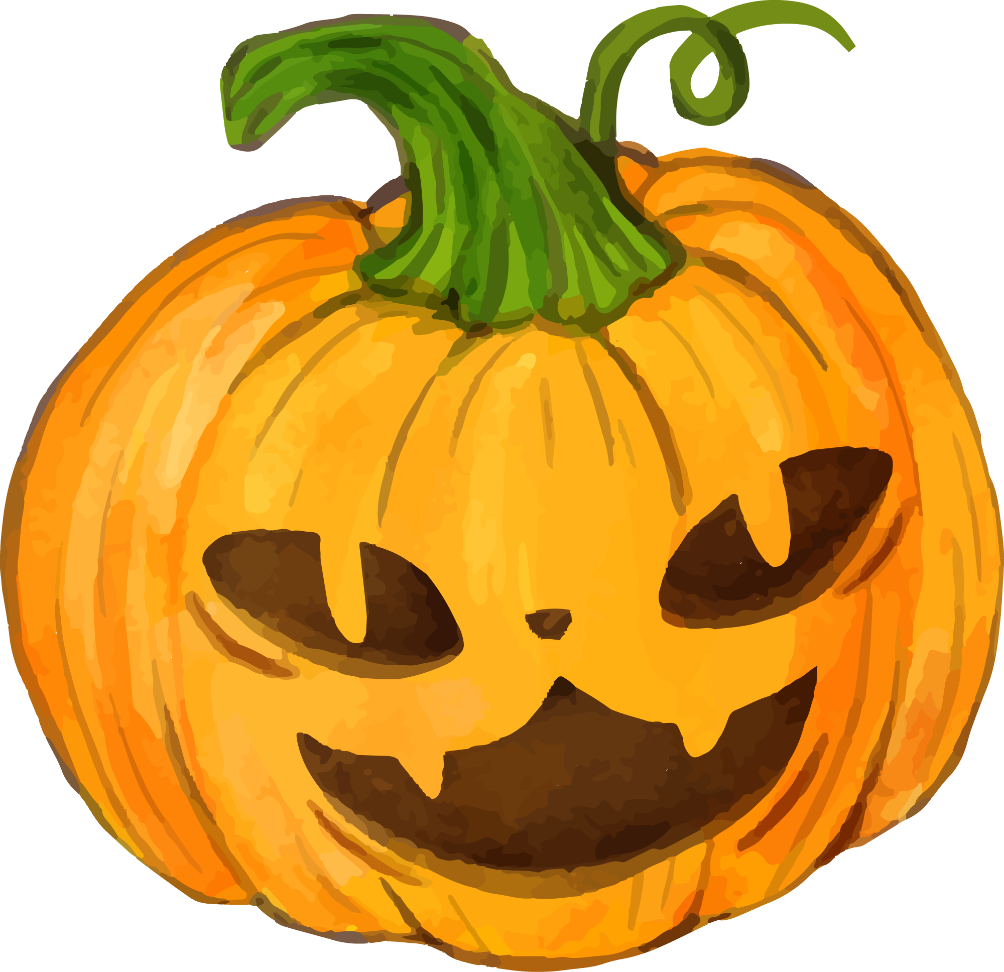 Preview for Halloween-jack-o-lantern-illustration-pumpkins-sticker-5fdf0