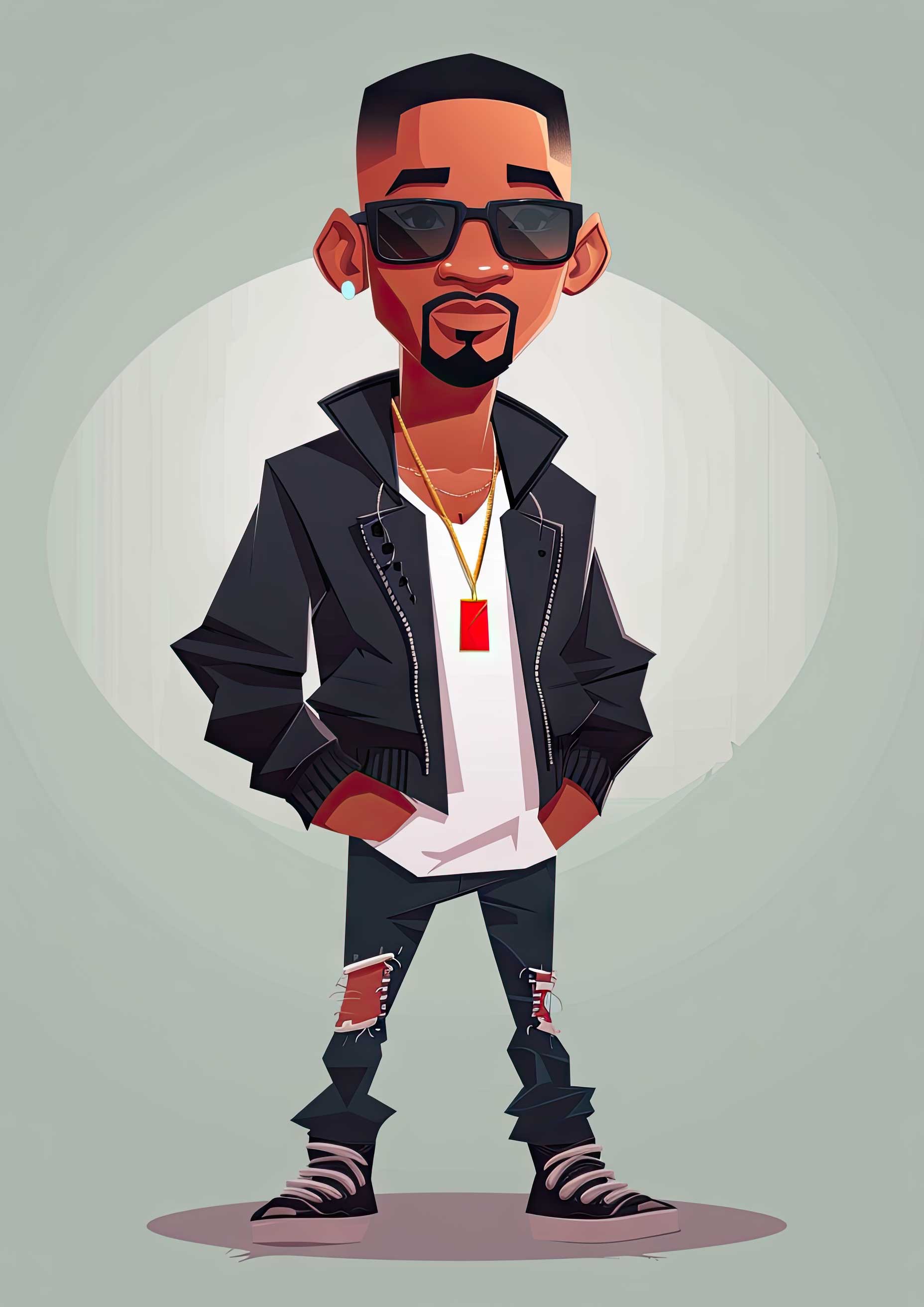 Preview for Stylish-cartoon-character-illustration-celebrities-background-355df