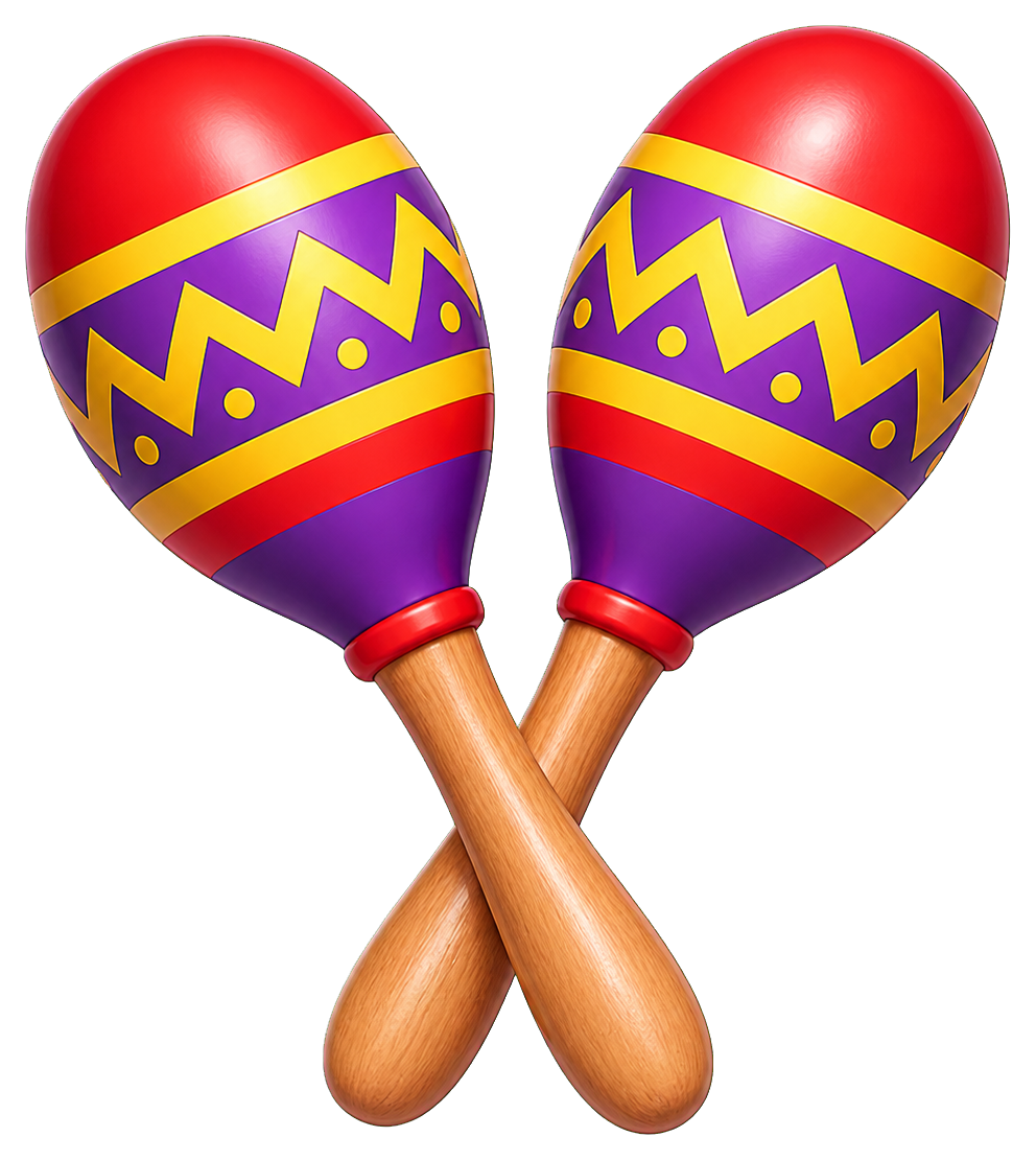 Preview for Maracas Sticker For Fun Music Designs
