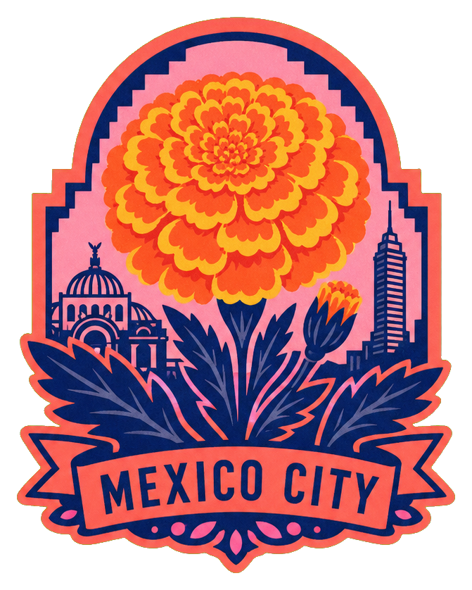 Preview for Mexico City Marigold Sticker Graphic
