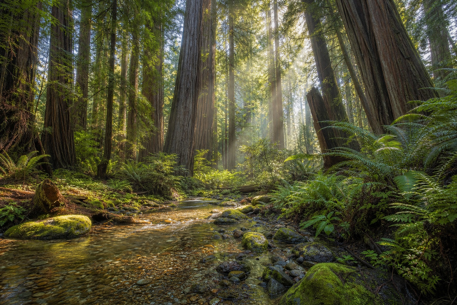 Preview for Forest Canopy Light Stock Background