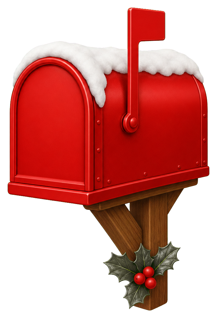 Preview for Festive Christmas Mailbox Sticker