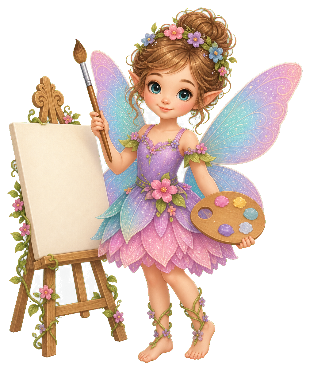 Preview for Fairy Paintbrush Blank Sticker