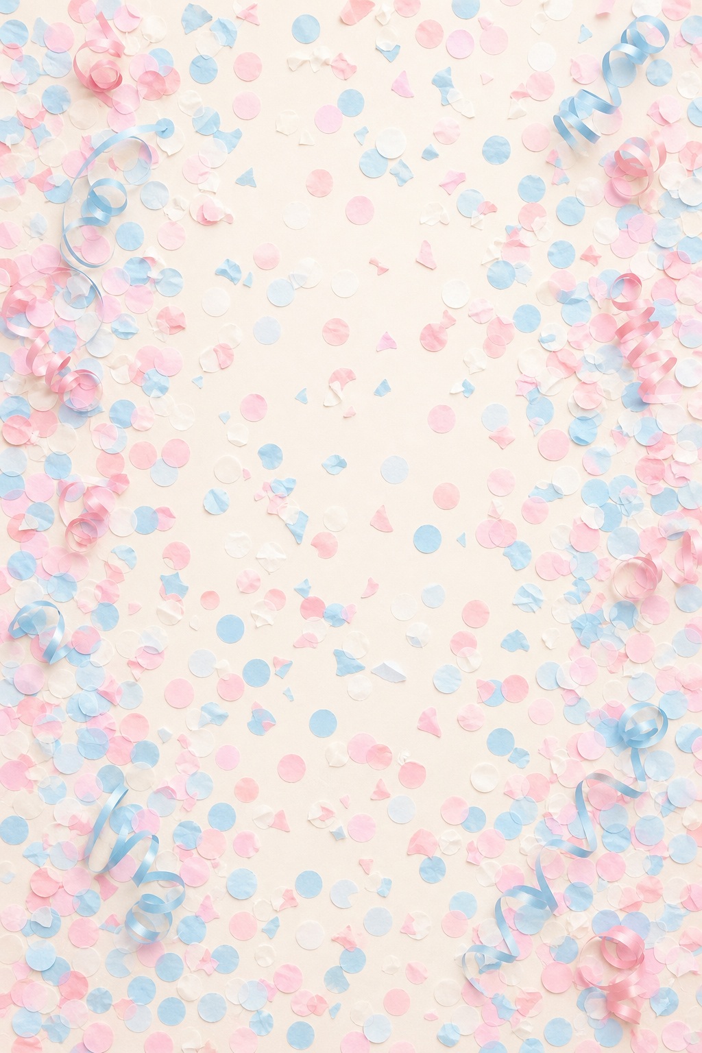 Preview for Vertical Confetti Baby Shower Background