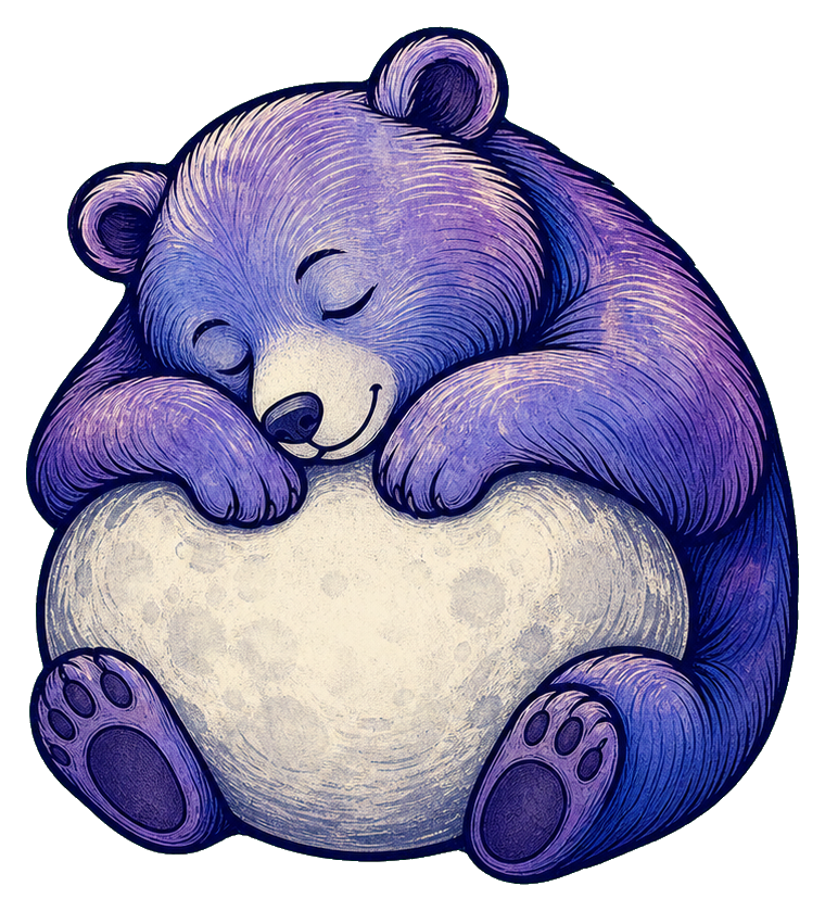 Preview for Indigo Dream Bear Sticker