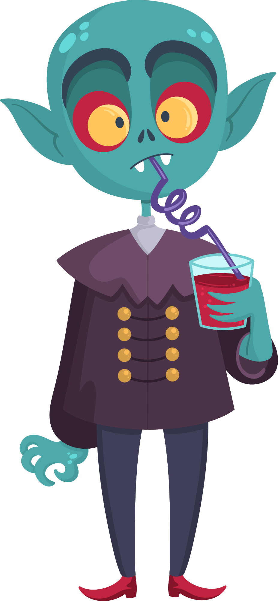 Preview for Cartoon-vampire-character-halloween-characters-sticker-2d8ea