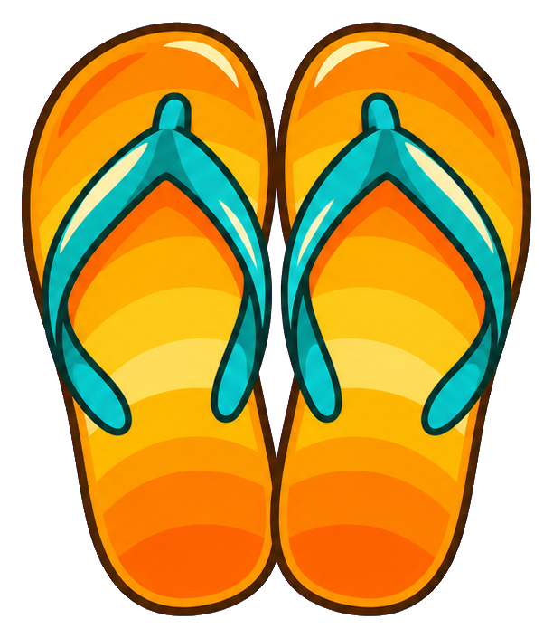 Preview for Retro Surf Flip Flops