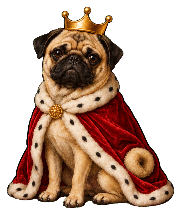 Preview for King Pug With Crown