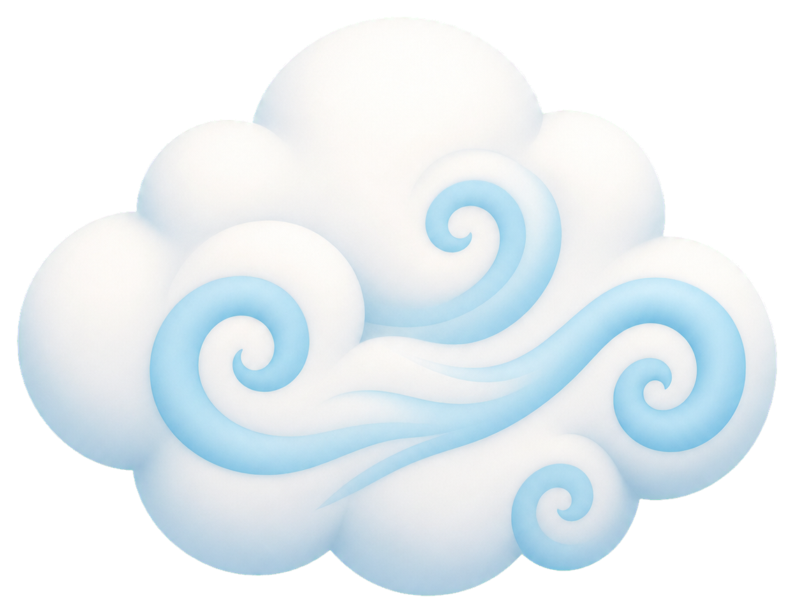 Preview for Wind Swirl Cloud Sticker