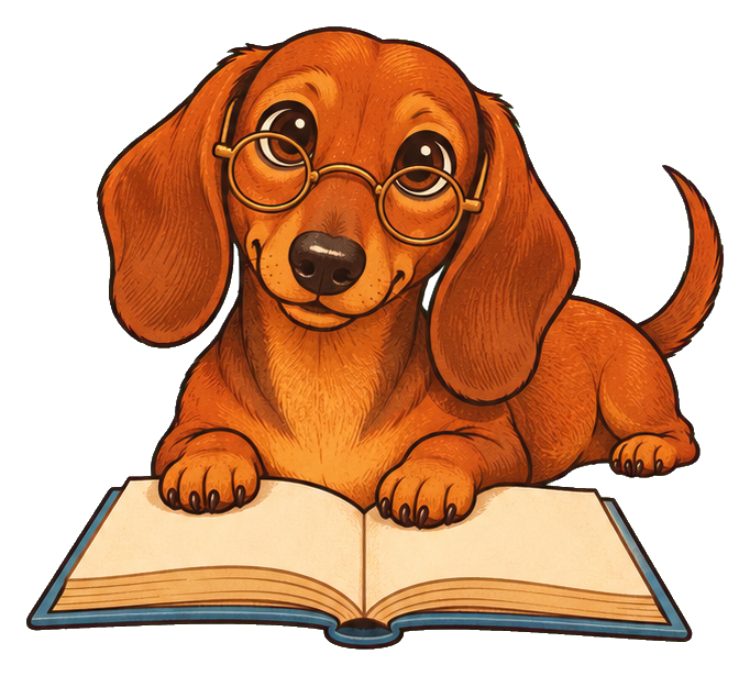 Preview for Groovy Dachshund Bookish Pup