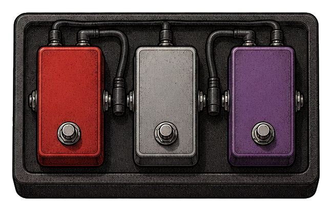 Preview for Compact Metal Pedalboard Sticker