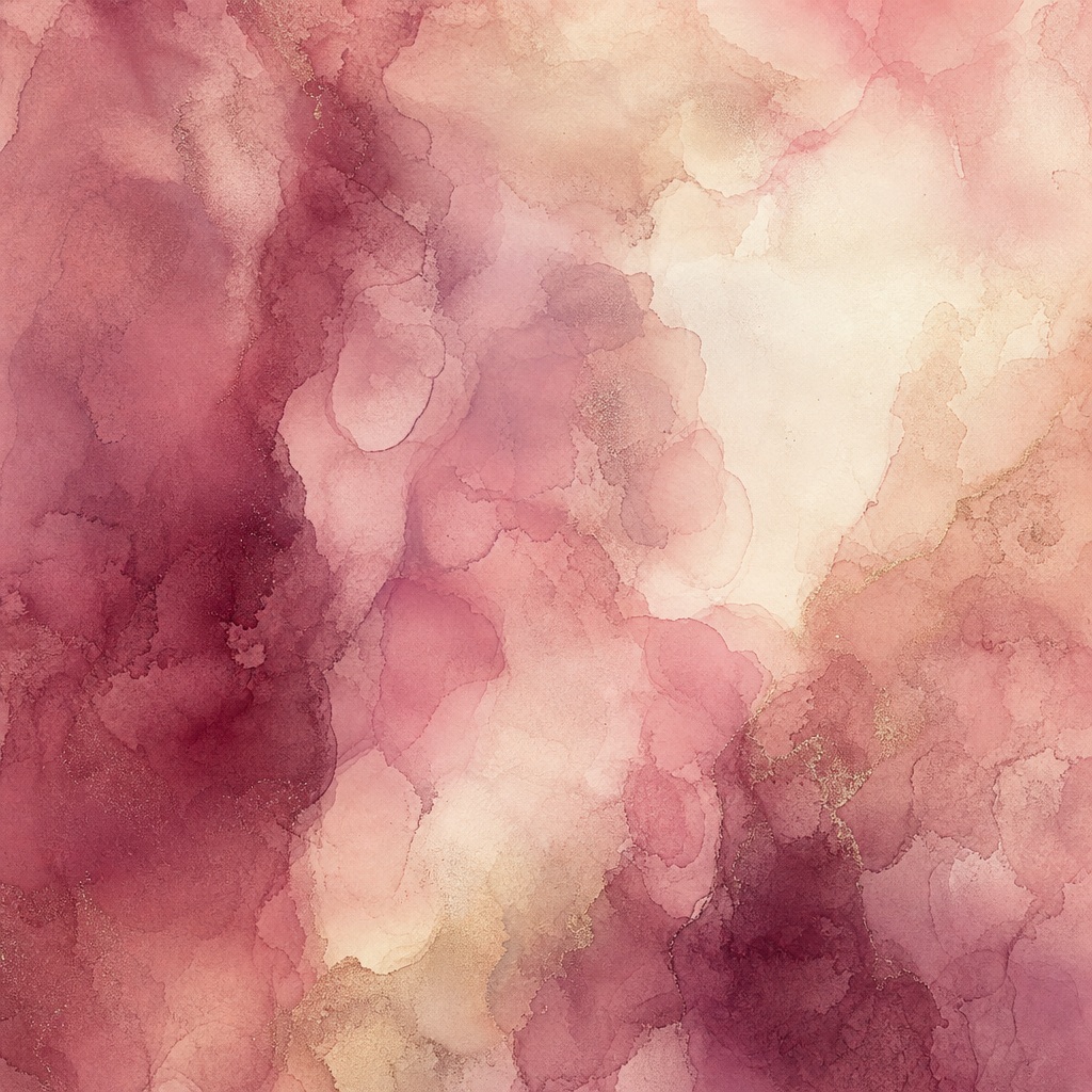 Soft pink and cream abstract watercolor wash with layered organic texture