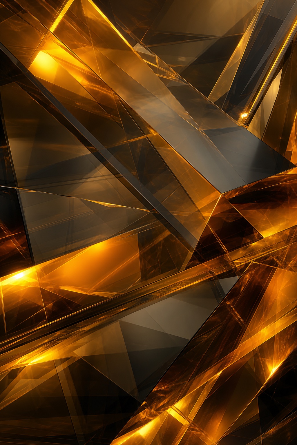 Preview for Amber Neon Glass Abstract Background