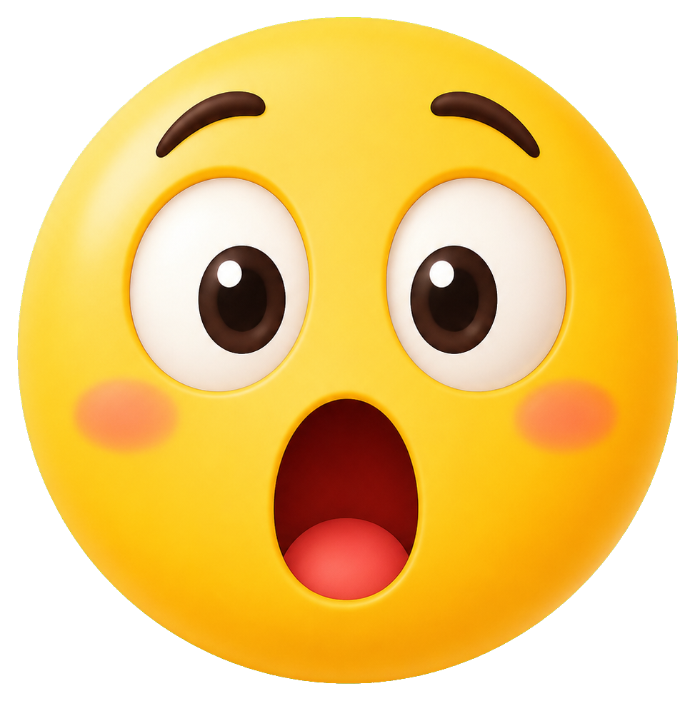 Preview for Shocked Face Sticker For Reactions