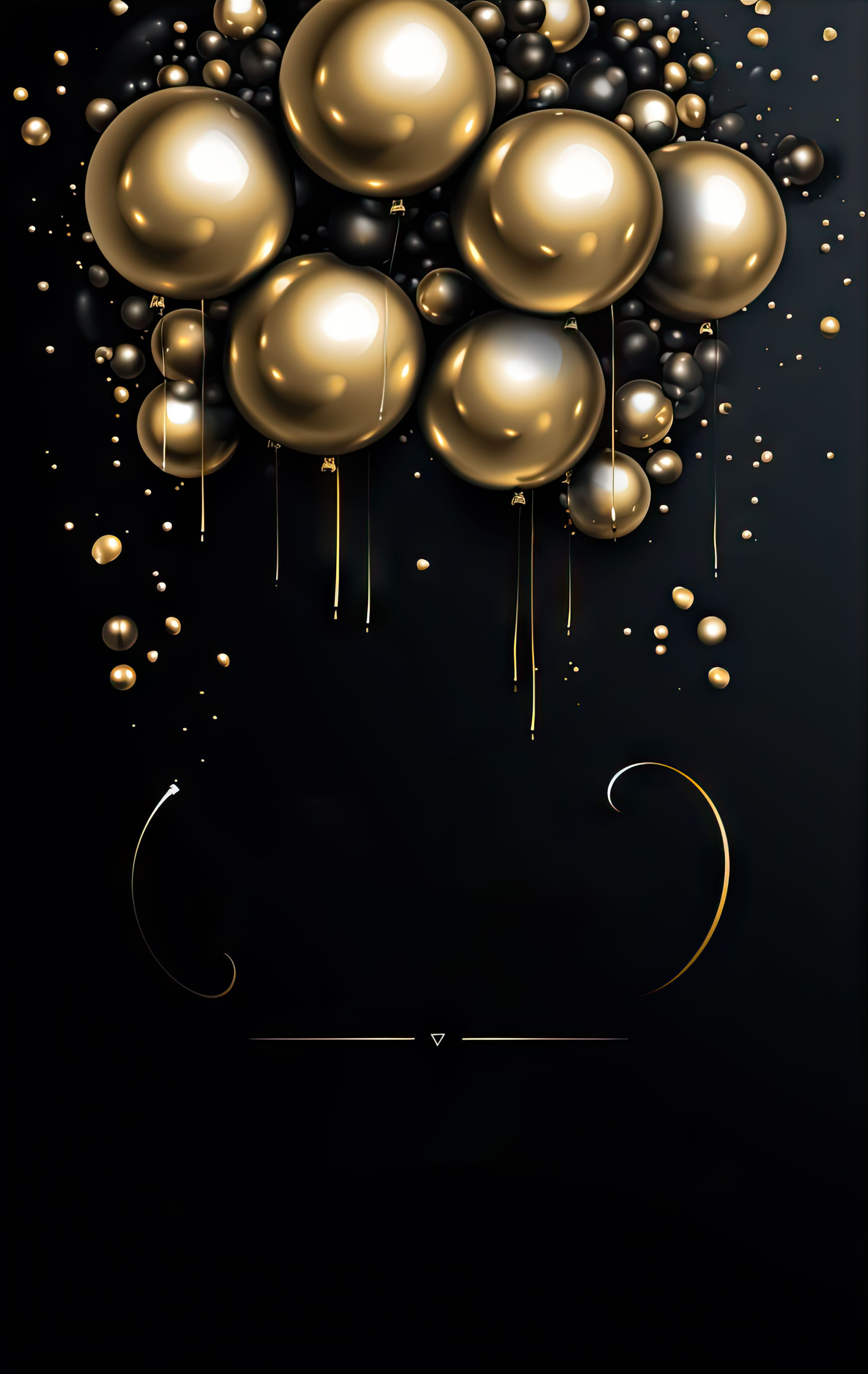 Preview for Luxury-gold-balloons-background-new-year-d443c