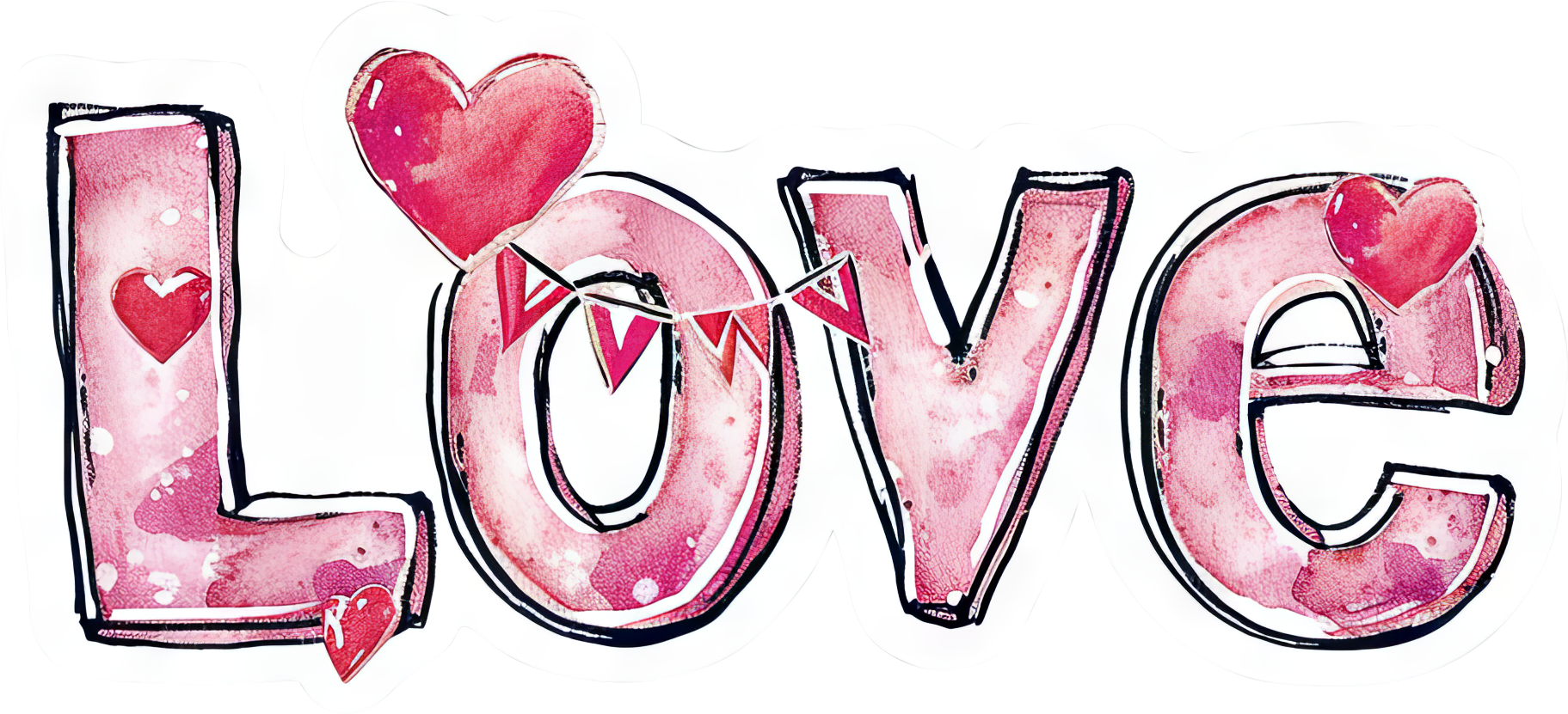 Preview for Love-typography-design-love-design-sticker-66463