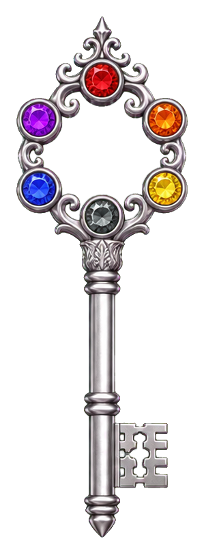 Preview for Rainbow Skeleton Key Sticker