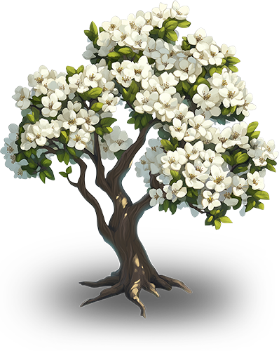 Preview for Flowering-tree-illustration-flora-sticker-28b61