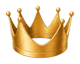 Preview for Gold Crown Sticker For Photos And Designs