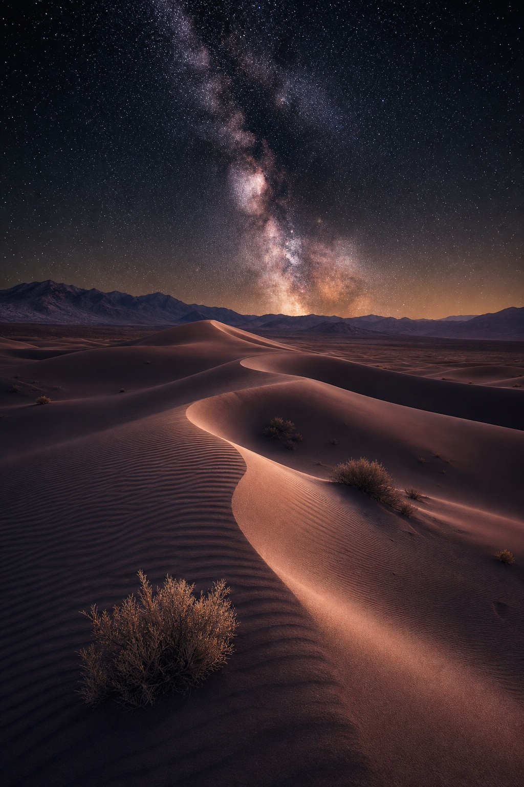 Preview for Desert Night Milky Way Background