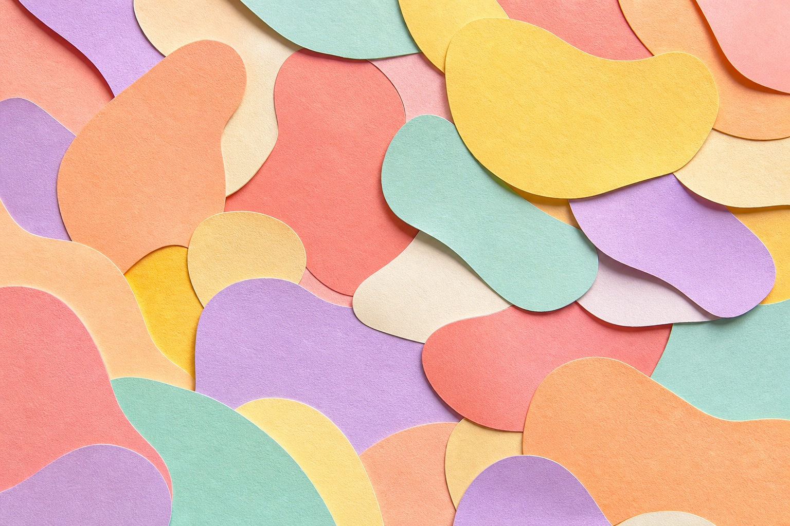 Preview for Pastel Citrus Paper Cut Background